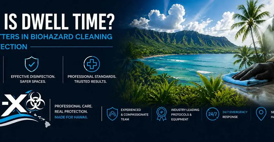 What Is Dwell Time? Why It Matters in Biohazard Cleaning and Disinfection